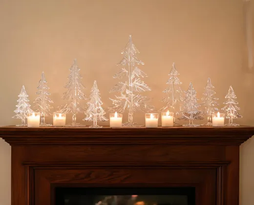 Glass Christmas trees